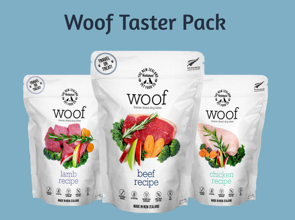 Woof Taster Pack 3x50g