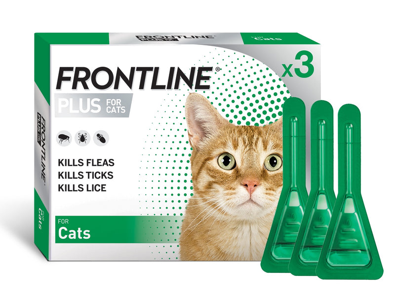 Frontline Plus Cats 3 Pack