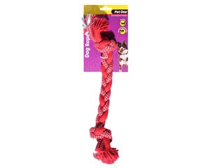 Pet One Braided Rope With Knots 35cm