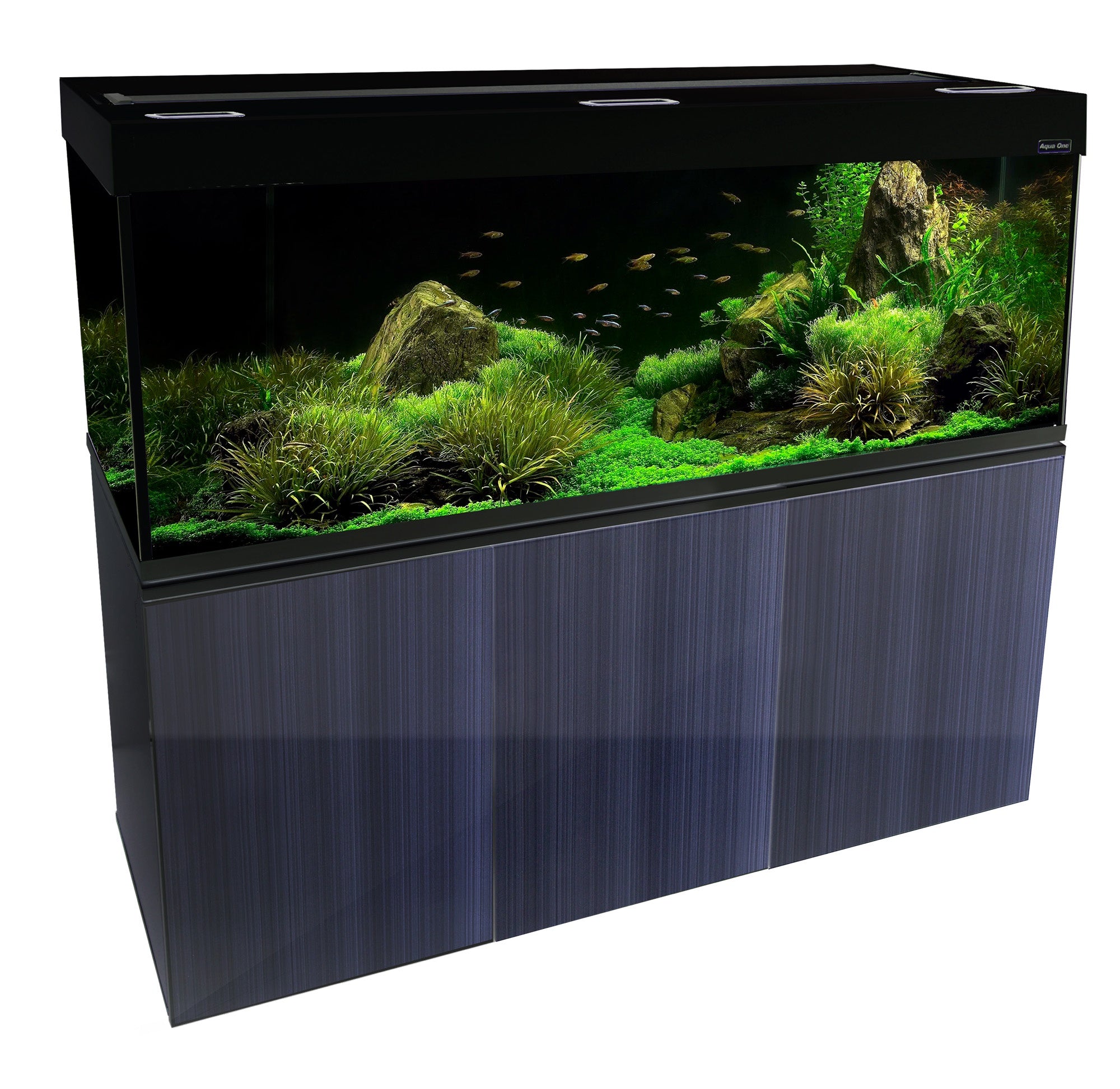 Aqua One Brilliance 150 Aquarium Set Black 398L