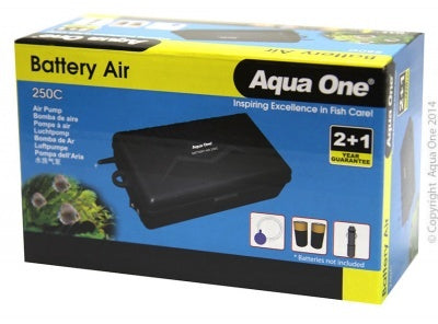 Aqua One 250C Air Pump Portable Battery & Cigarette Lighter Operated