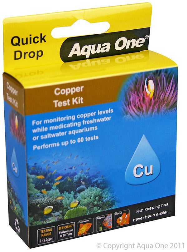 Aqua One QuickDrop Copper Test Kit