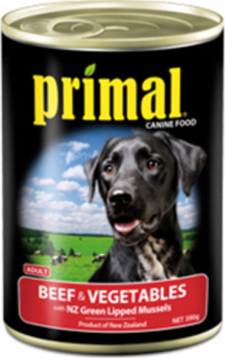 Primal Adult Dog Grain Free Beef Can 395G