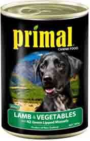 Primal Adult Dog Grain Free Lamb & Vegetable Can 395G