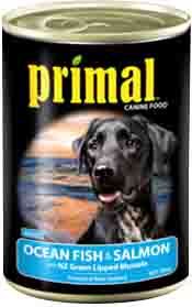 Primal Adult Dog Grain Free Ocean Fish Can 395G