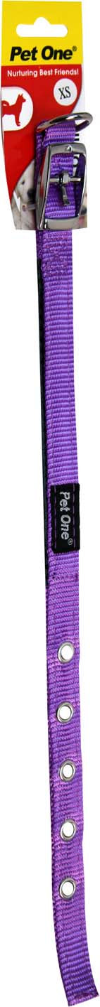 Pet One Dog Collar Padded Purple