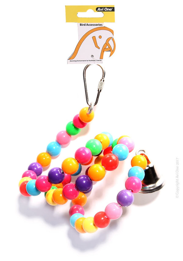 Avi One Coloured Beads Twister Bell 67cm