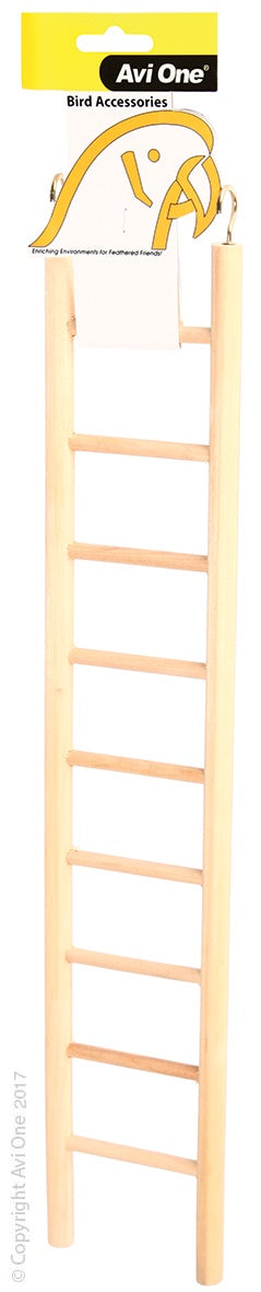 Avi One Wooden Ladder 9 Rung