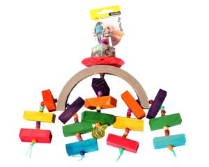 Avi One Paper Arc with Wooden Blocks & Beads 25cm