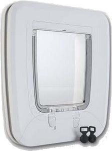 Pet Corp Cat Door Magnetic Universal Fitting White PC6-W