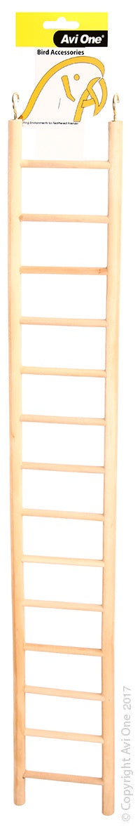 Avi One Wooden Ladder 14 Rung