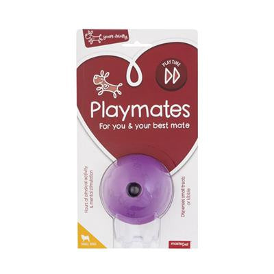 Yours Droolly Playmates Treat Ball Purple Large