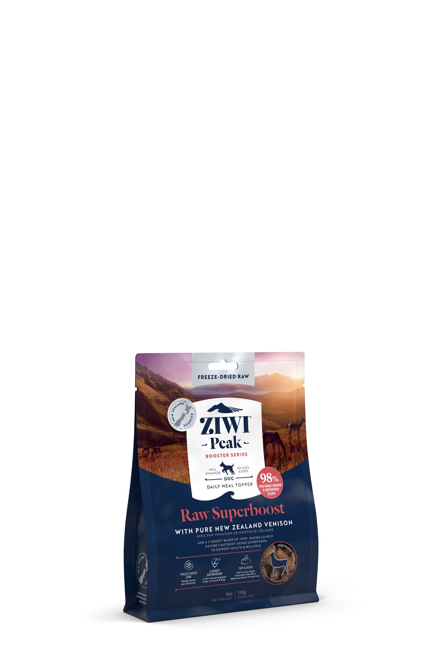 Ziwi Peak Dog Freeze Dried Venison Dog Food Superboost