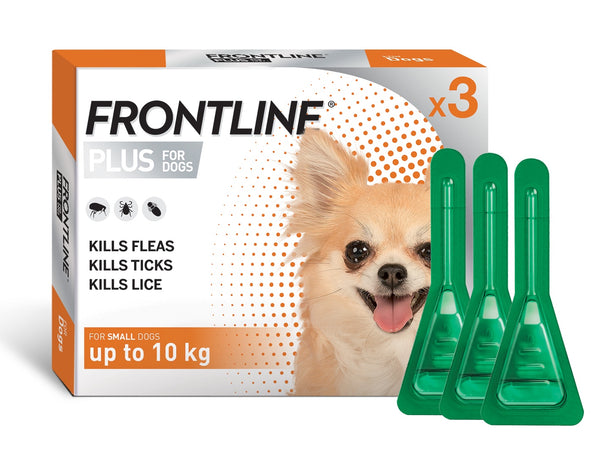Frontline Plus Dogs 1-10KG 3 Pack