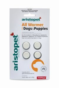 Aristopet All Wormer Dog & Puppies 4 Pack