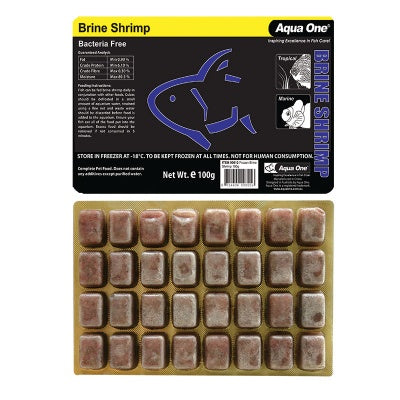 Aqua One Frozen Brine Shrimp Blister Pack 100G