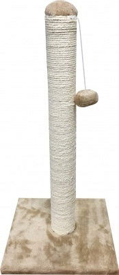 Pet One Cat Post & Ball Beige