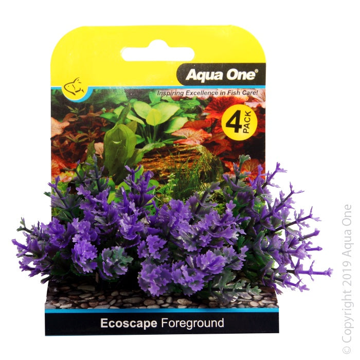 Aqua One Ecoscape Foreground Catspaw Purple 4 Pack