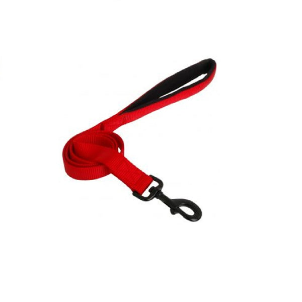 Yours Droolly Dog Lead Foam Short Red 90cm