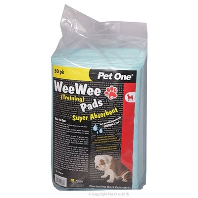 Pet One Wee Wee Training Pads 30 Pack