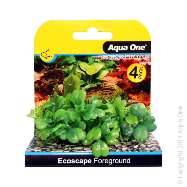 Aqua One Ecoscape Foreground Lobelia Green 4 Pack