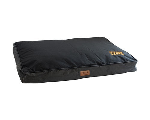 Its Bed Time Patio Cushion Black/Grey XLarge