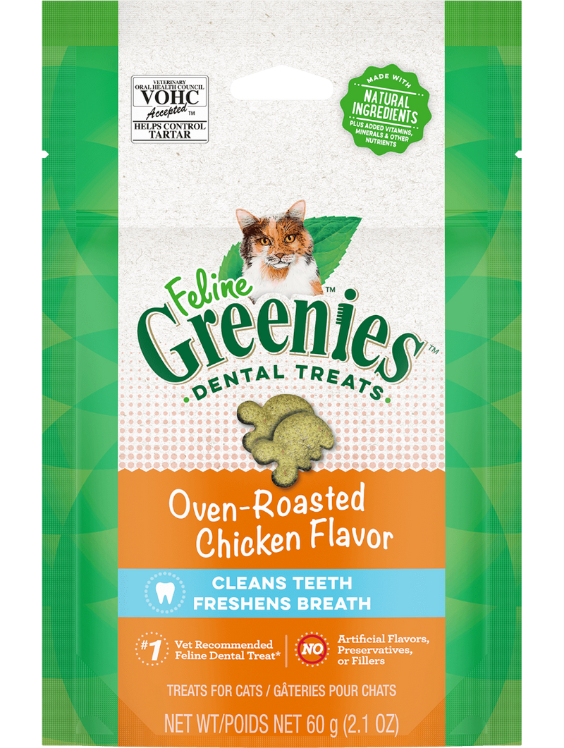 Greenies Feline Roast Chicken 60G