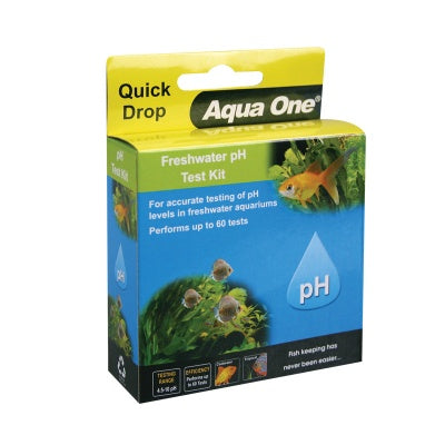 Aqua One QuickDrop Freshwater 4.5-10 pH Test Kit
