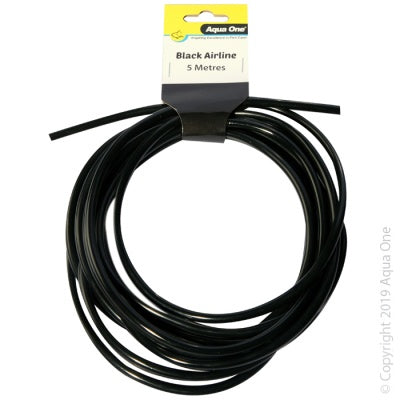 Aqua One Air Line PVC Black 5m