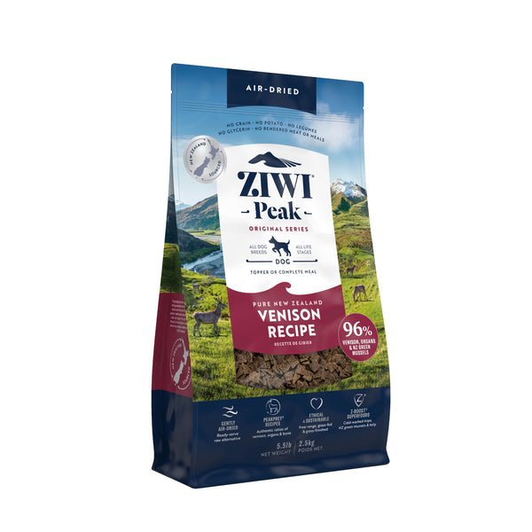 Ziwi Peak Dog Air Dried Venison 2.5KG