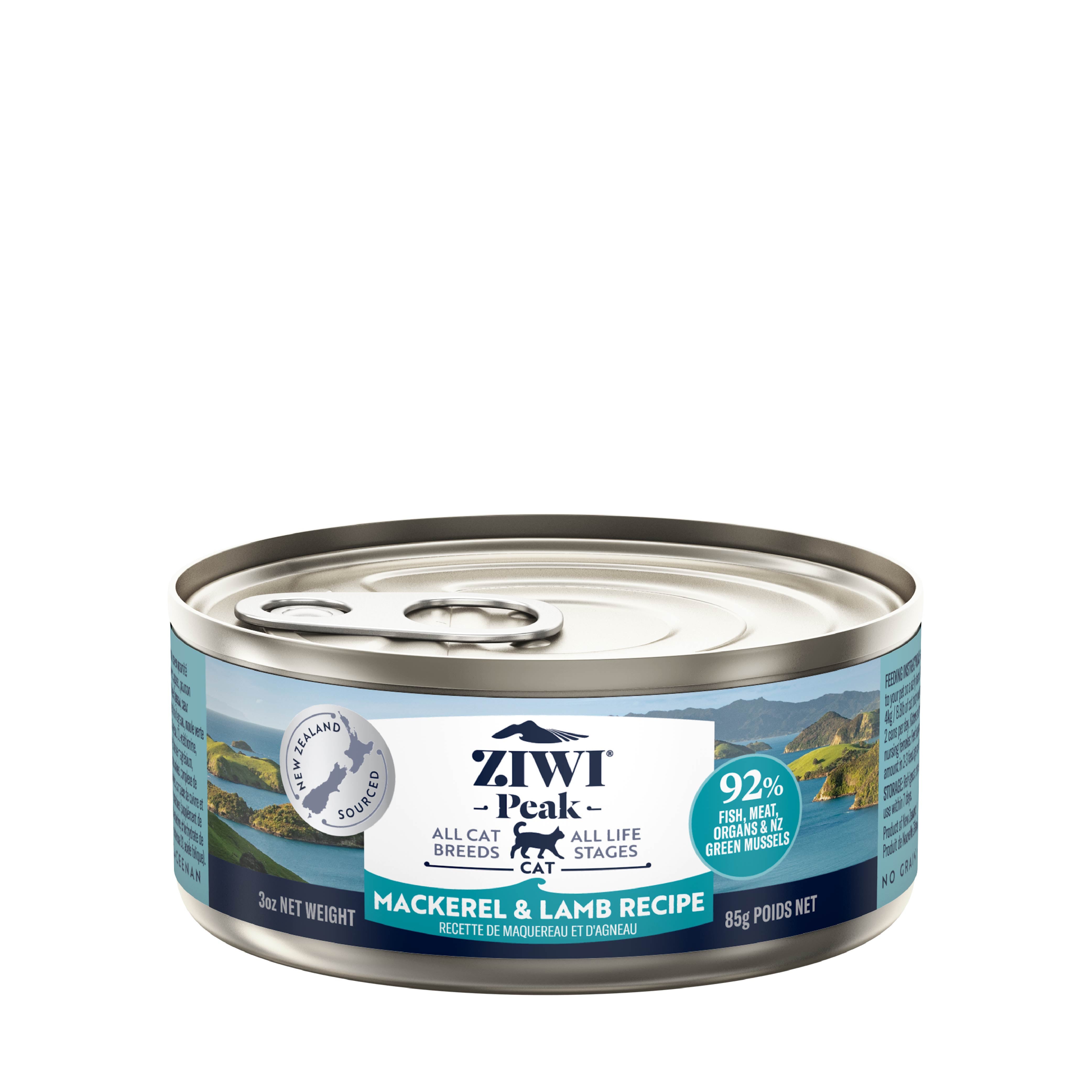 Ziwi Peak Cat Mackerel & Lamb Can 85G 24 Pack