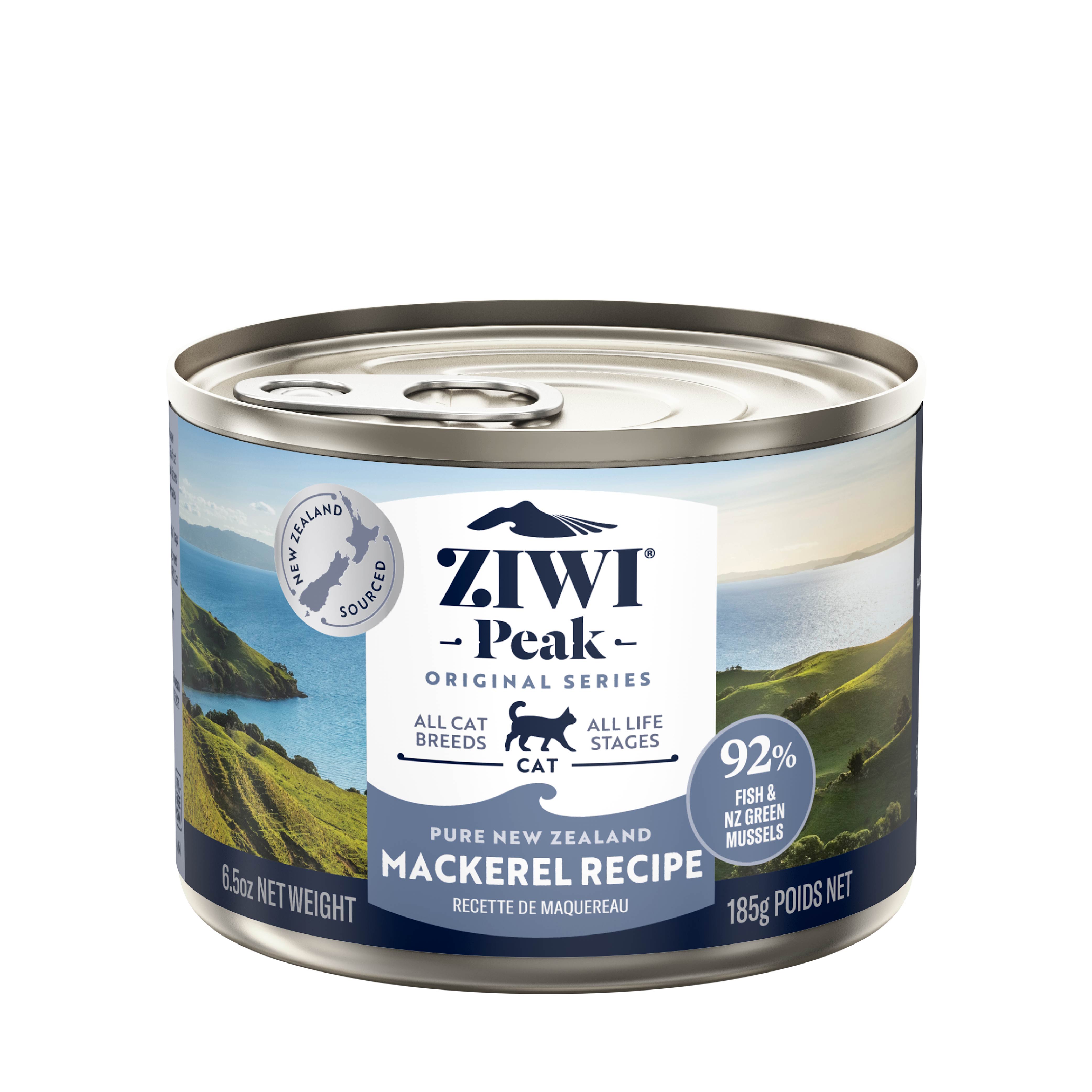 Ziwi Peak Cat Mackerel Can 185G 12 Pack