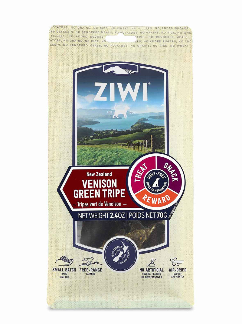 Ziwi Peak Dog Treat Venison Green Tripe