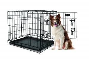 Yours Droolly Double Door Dog Crate Large 91cm