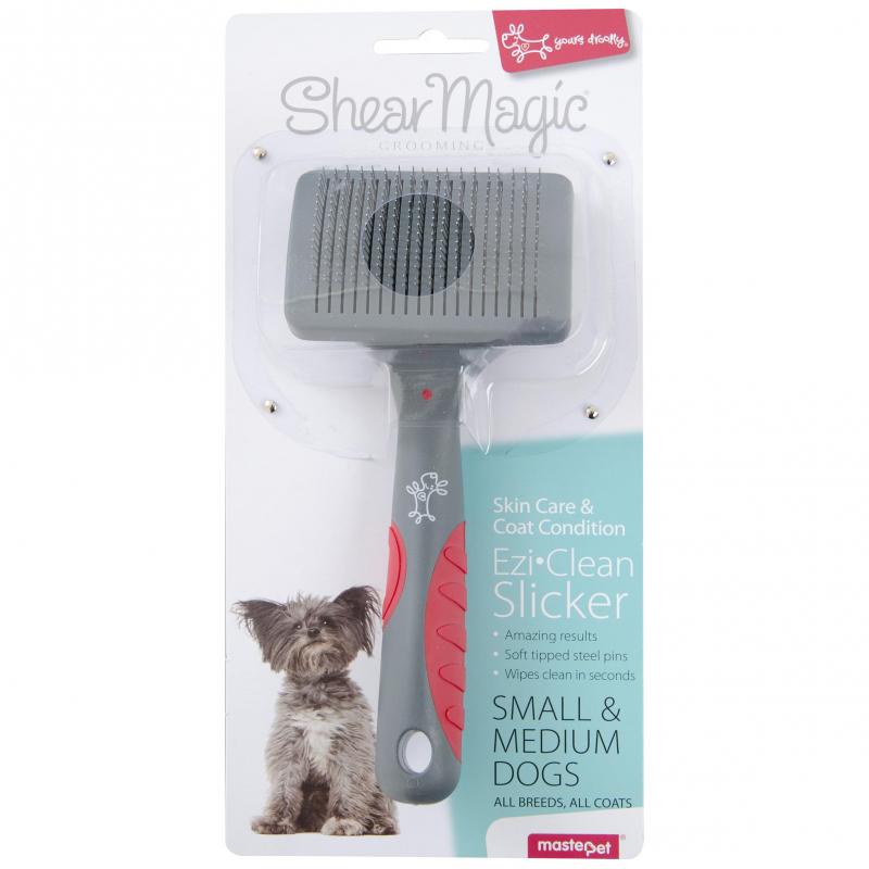Yours Droolly Shear Magic Ezi-Clean Slicker Brush Small/Medium