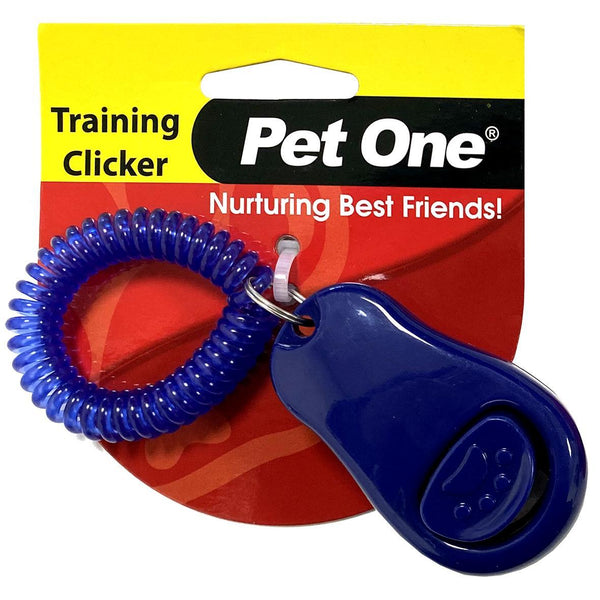 Pet One Training Clicker Blue