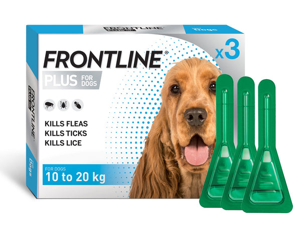 Frontline Plus Dogs 10-20KG  3 Pack