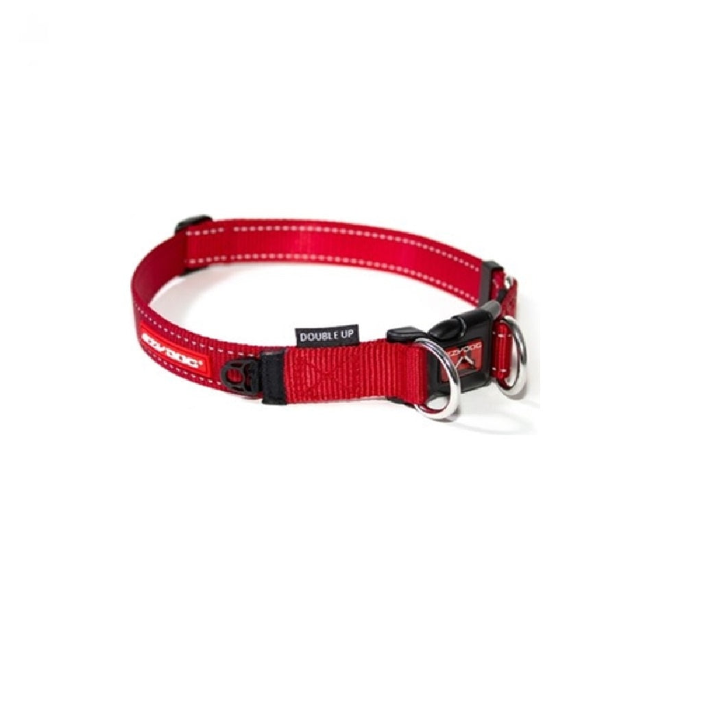 EzyDog Double Up Collar Red