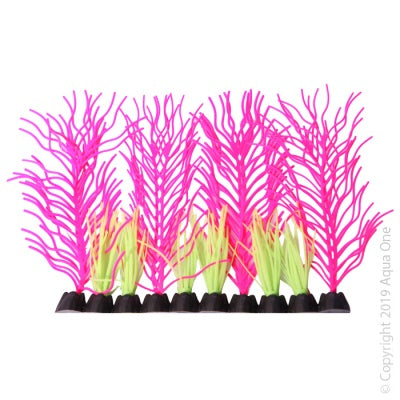 Aqua One Flexiscape Hornwort Pink & Green Small