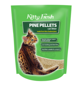 Kitty Fresh Cat Litter Pine Pellets 10L