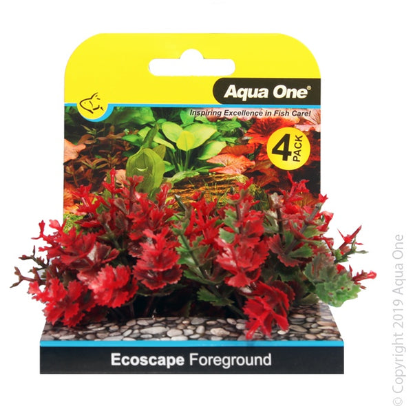 Aqua One Ecoscape Foreground Catspaw Red 4 Pack