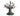 Aqua One Tree With Face Ornament 12x8x13cmh