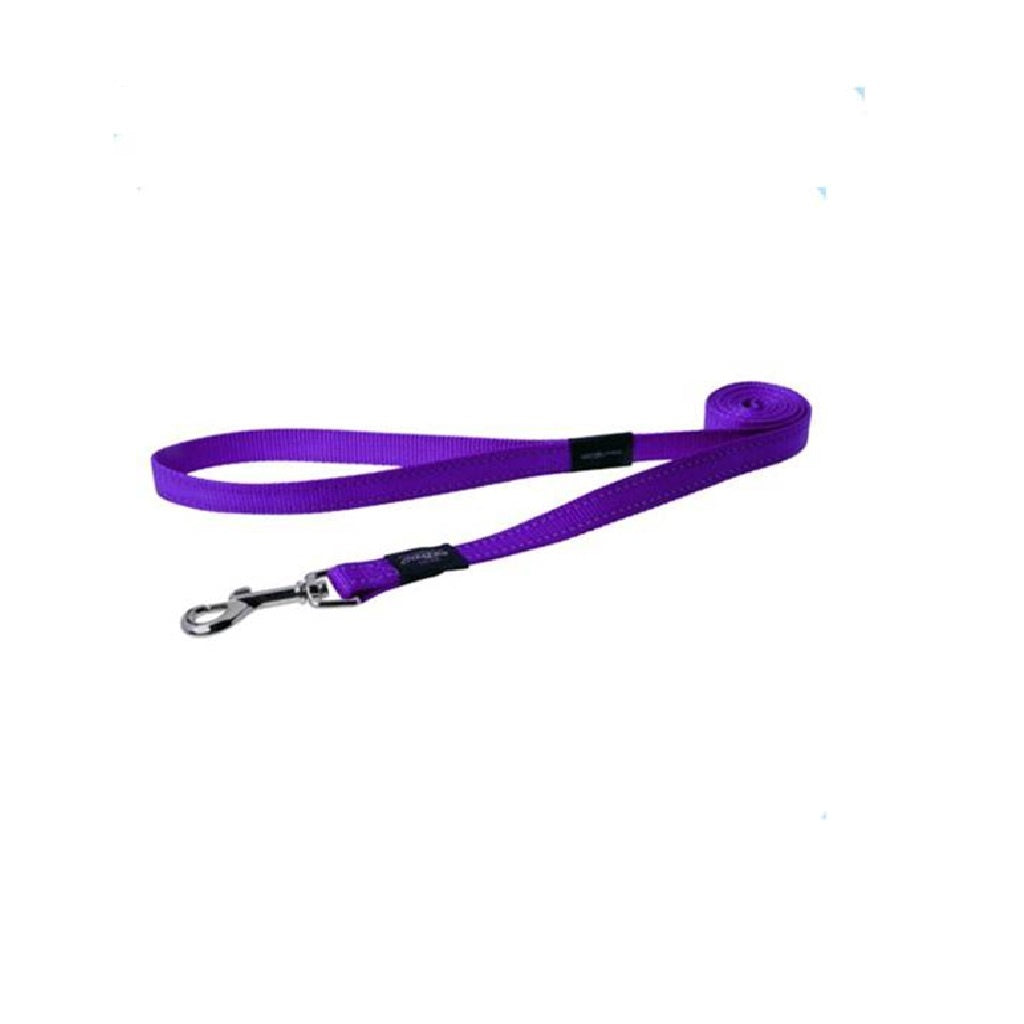 Rogz Snake Dog Lead Purple Medium