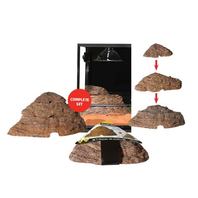 Reptile One Stack-A-Cave Large