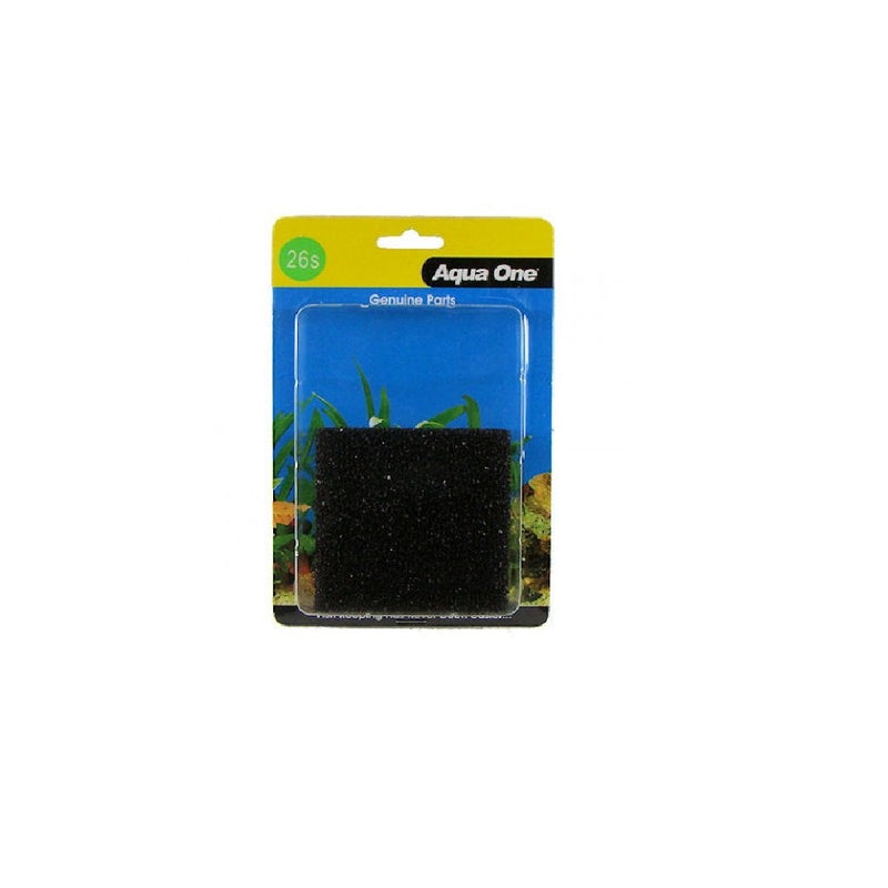 Aqua One Black Filter Sponge 102F 2 Pack (26S)