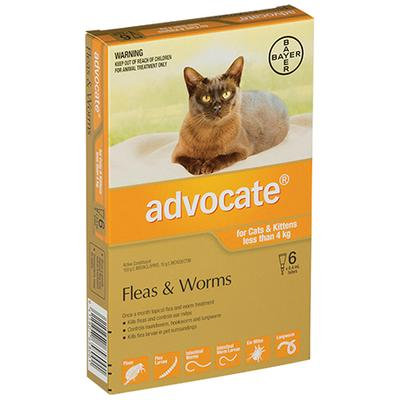 Advocate Cat Small 0-4KG 6 Pack