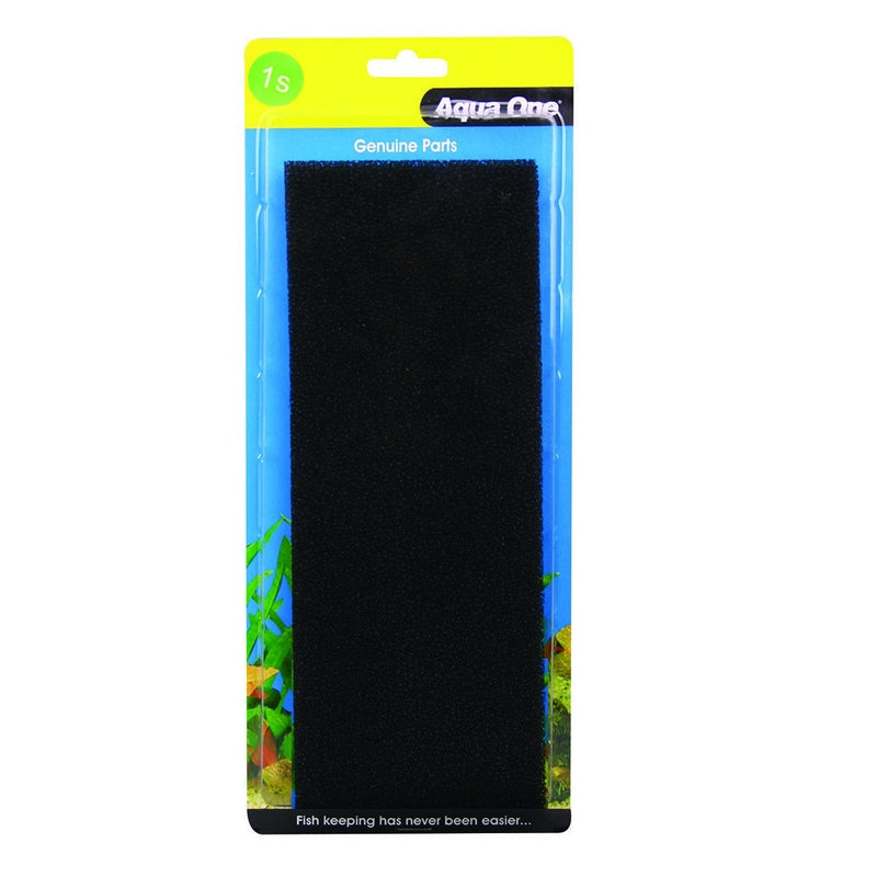 Aqua One Black Filter Sponge AquaStyle AR126/380 2 Pack