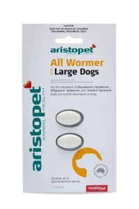 Aristopet All Wormer Large Dogs 2 Pack