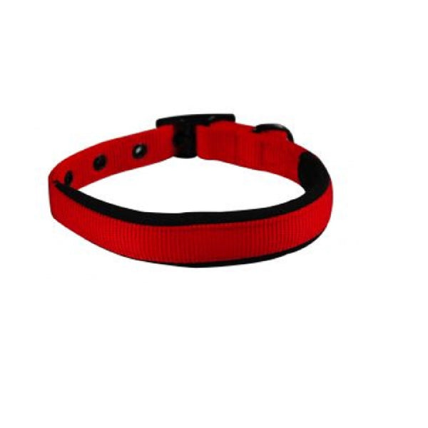 Yours Droolly Dog Collar Foam Red Large