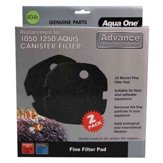 Aqua One Black Sponge Aquis 1050/1250 (04S)